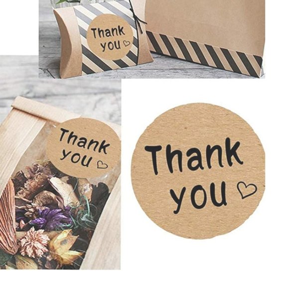 100 pieces Thank you Stickers - Picture 4 of 5